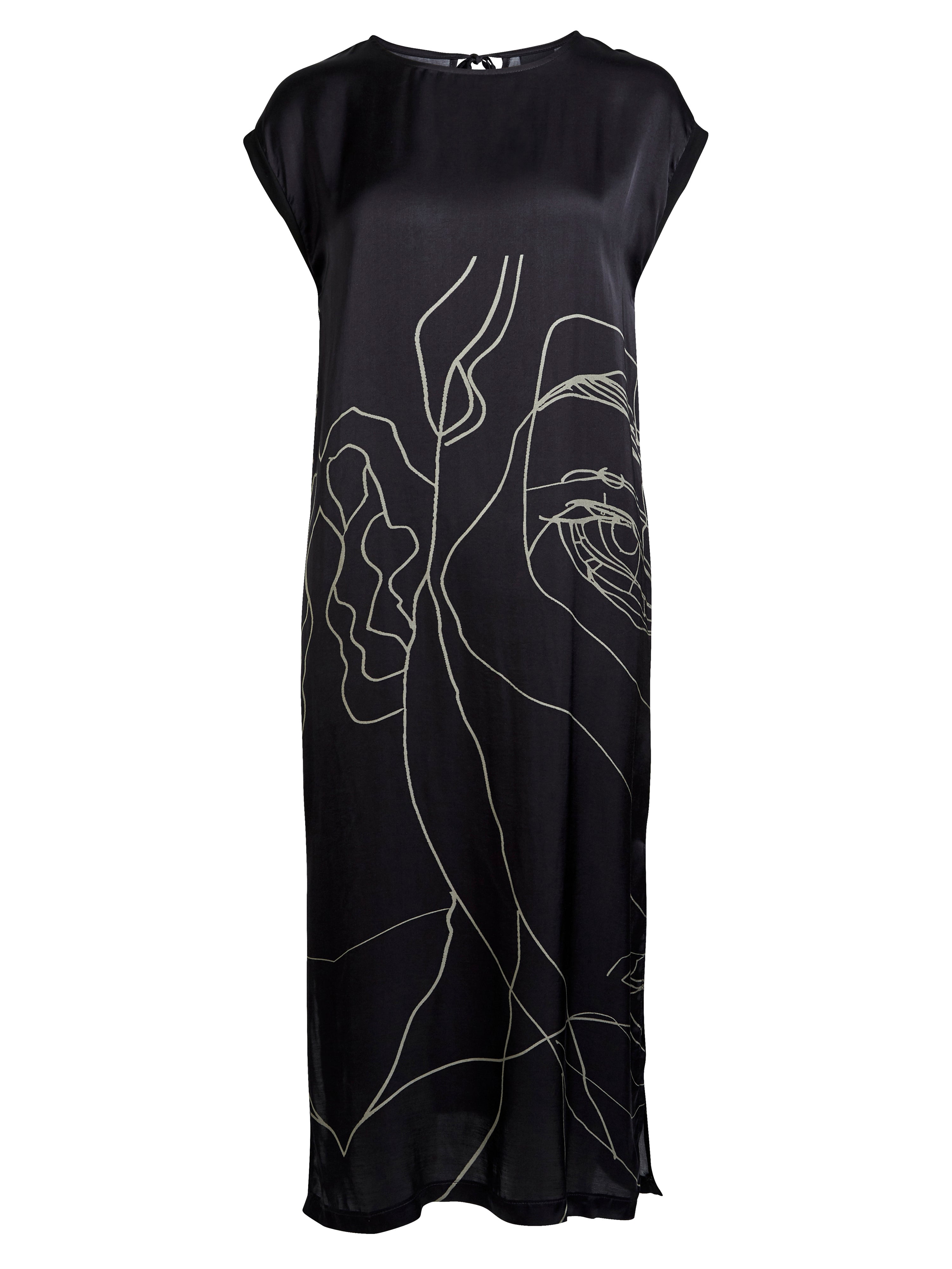 NÜ ABBI jurk Jurken Zwart mix