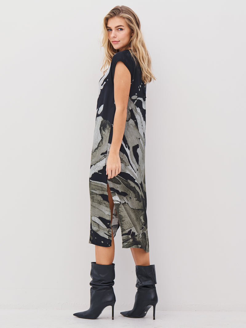 NÜ ABBI jurk Jurken 393 Army Mix