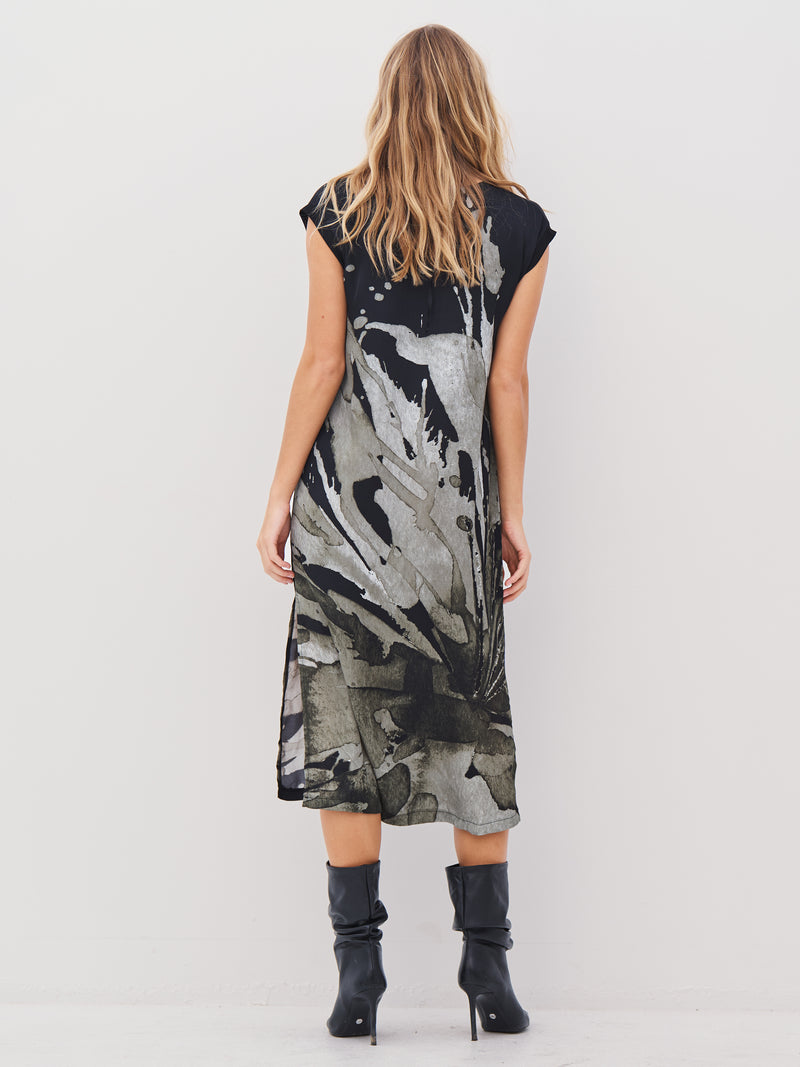NÜ ABBI jurk Jurken 393 Army Mix