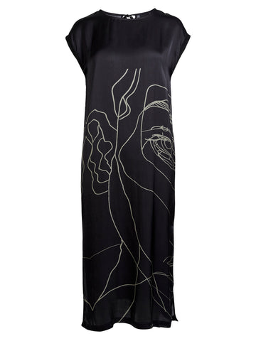 NÜ ABBI jurk Jurken Zwart mix