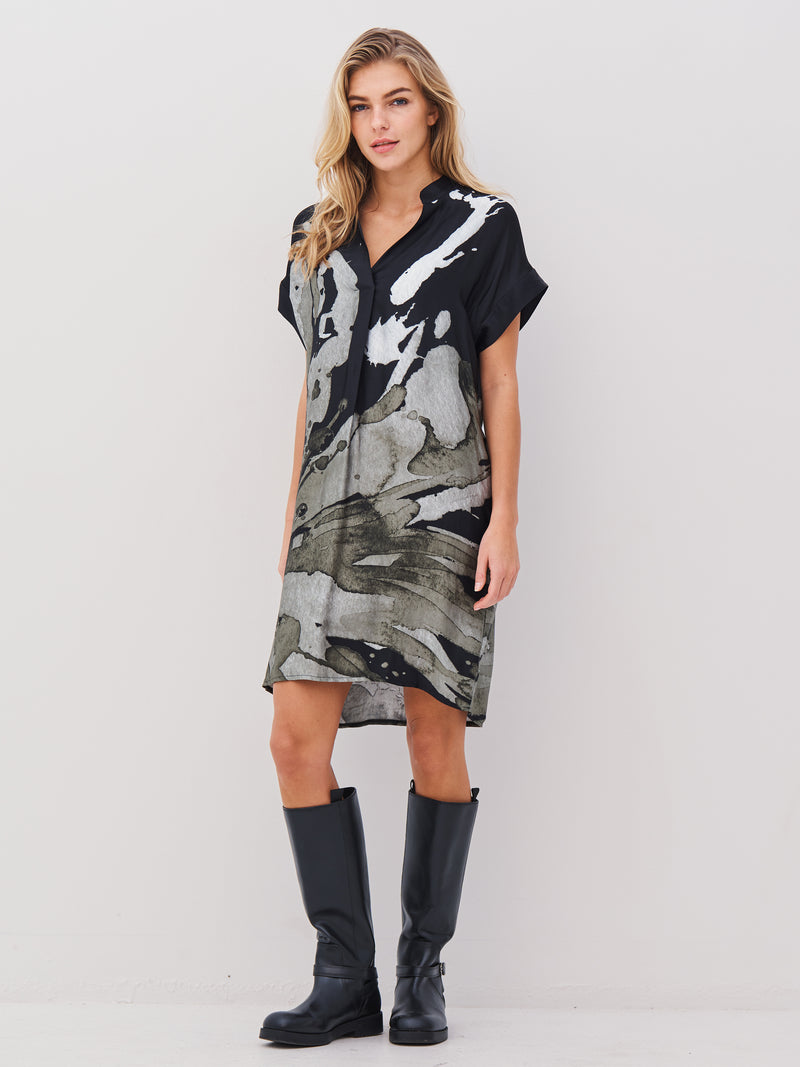 NÜ ABBI tuniek Jurken 393 Army Mix
