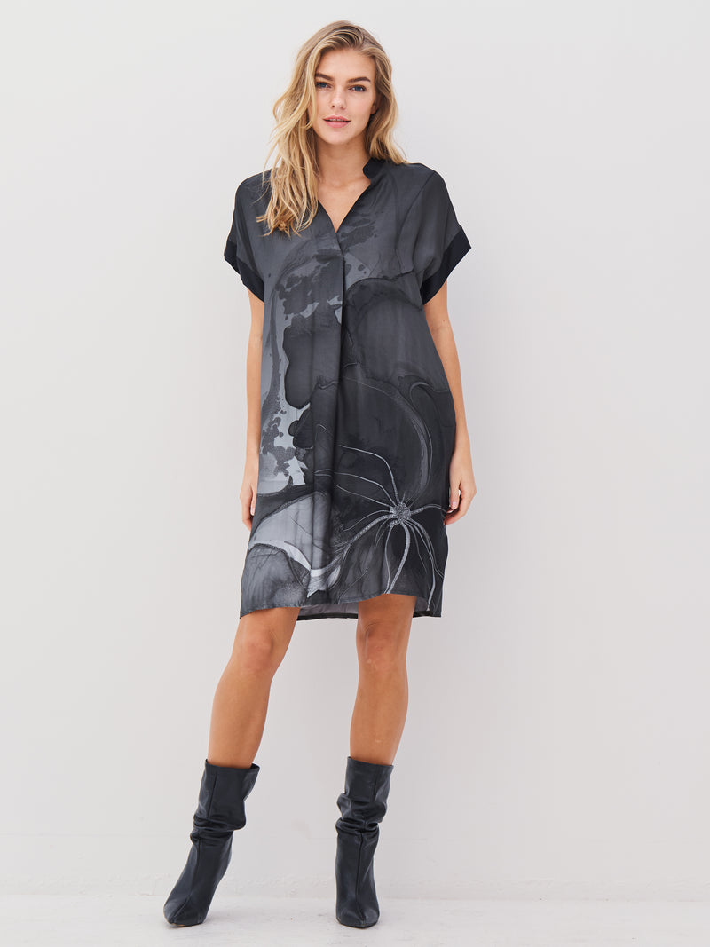 NÜ ABBI tuniek Jurken 901 Grey mix