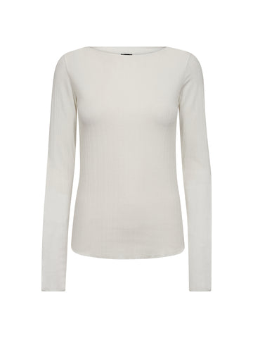 NÜ ABIHA T-shirt Tops en t-shirts 112 Bone