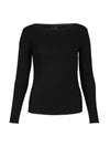 NÜ ABIHA T-shirt Tops en t-shirts Zwart