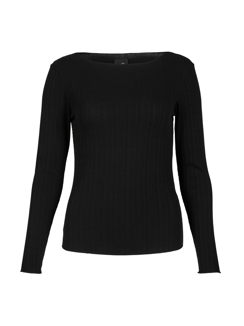 NÜ ABIHA T-shirt Tops en t-shirts Zwart