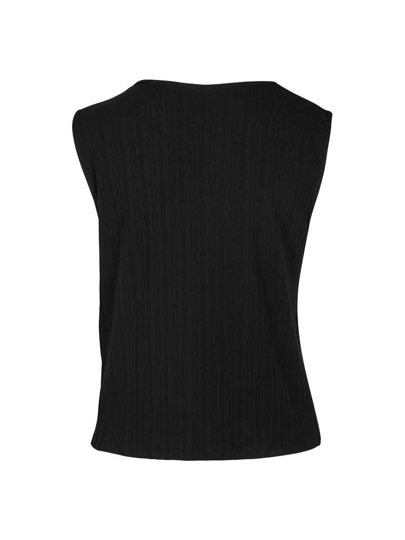 NÜ ABIHA top Tops en t-shirts Zwart
