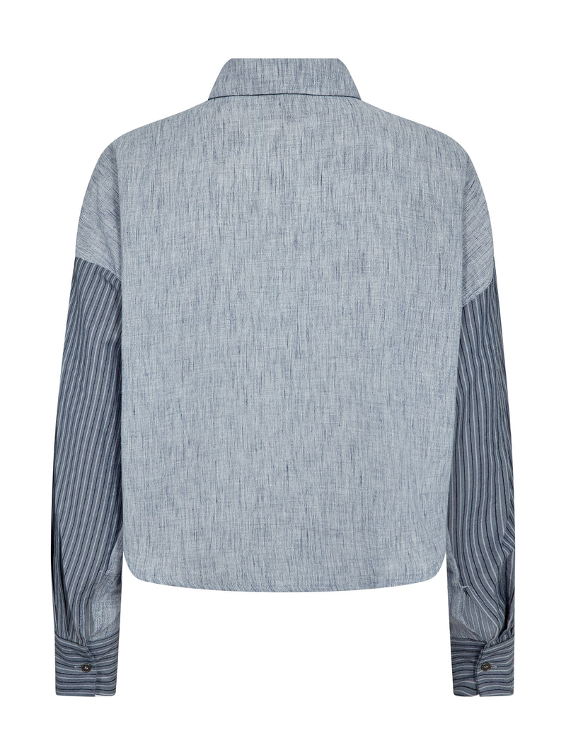 NÜ ABIRA shirt Overhemden 402 Blue mix