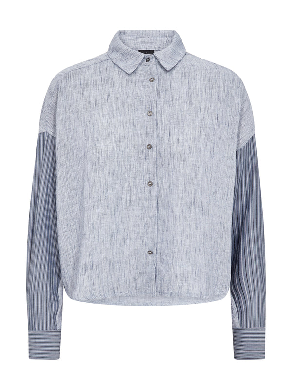NÜ ABIRA shirt Overhemden 402 Blue mix