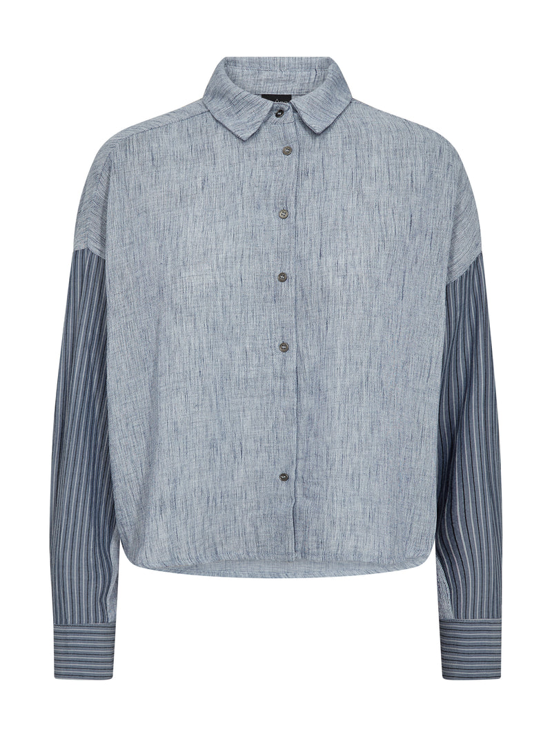NÜ ABIRA shirt Overhemden 402 Blue mix