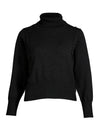 NÜ ADEA gebreide blouse Blouses Zwart