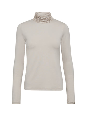 NÜ ADELE coltrui t-shirt Tops en t-shirts 112 Bone