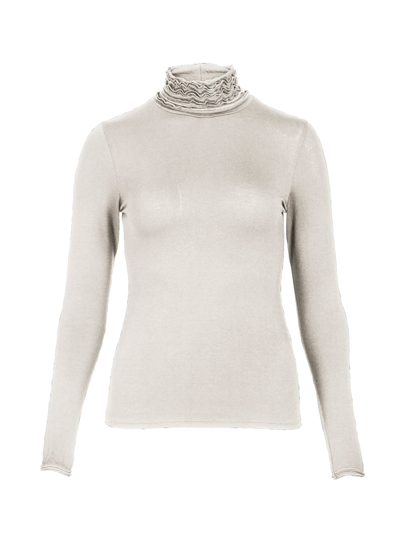 NÜ ADELE coltrui t-shirt Tops en t-shirts 112 Bone