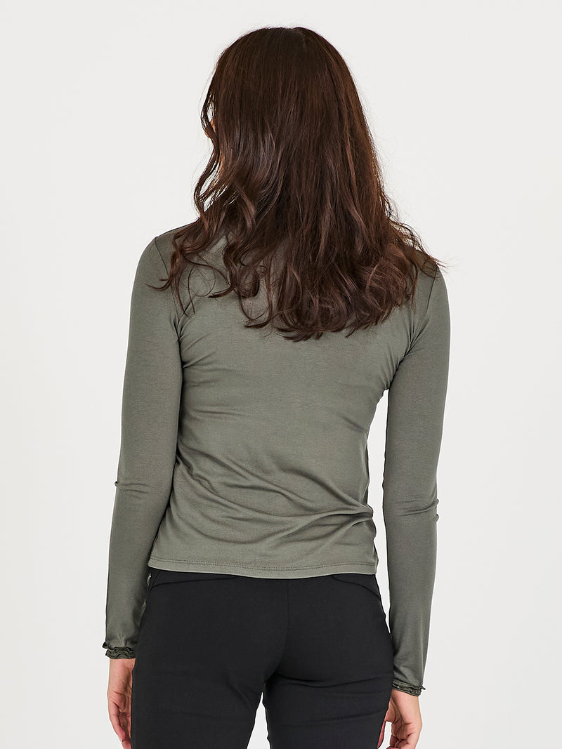NÜ ADELE coltrui t-shirt Tops en t-shirts 393 Army