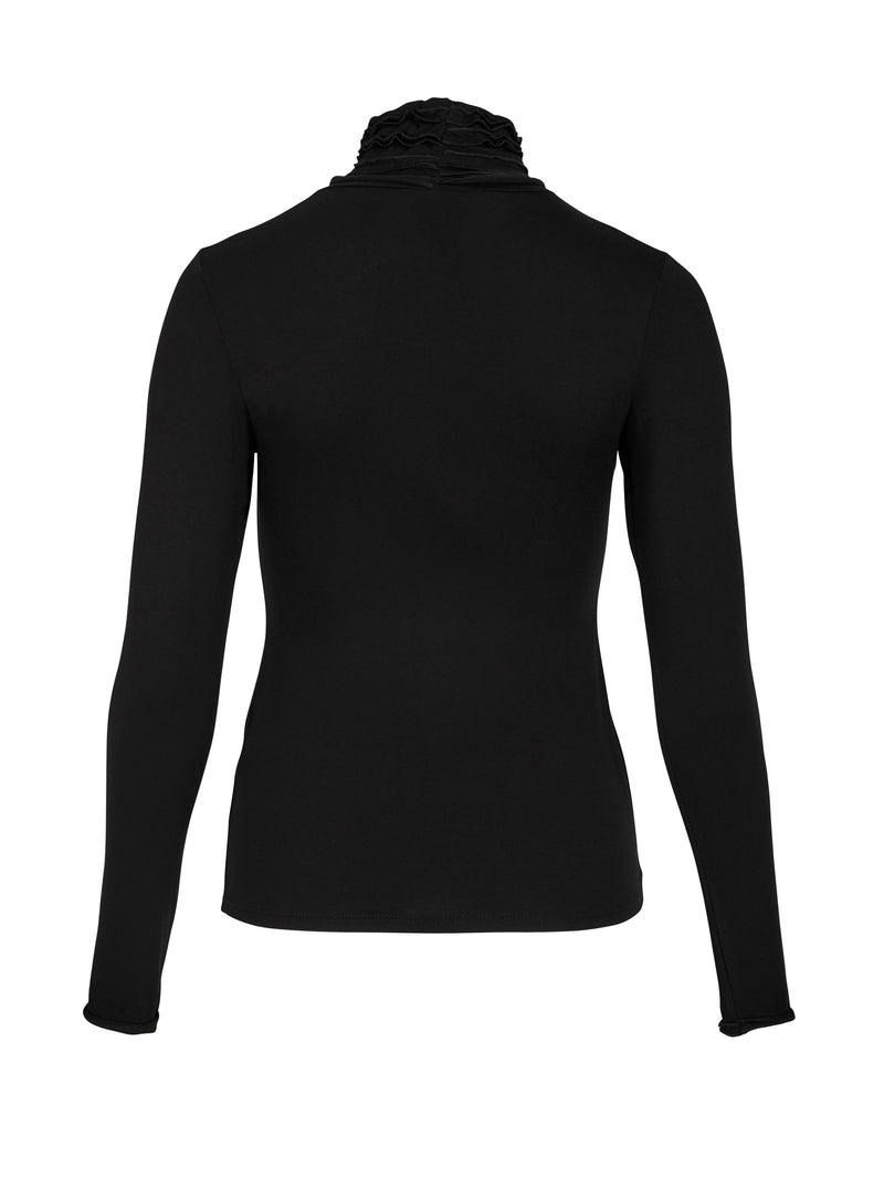 NÜ ADELE coltrui t-shirt Tops en t-shirts Zwart