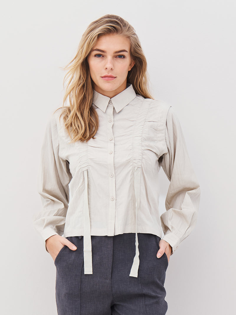 NÜ ADELIA shirt Overhemden 112 Bone