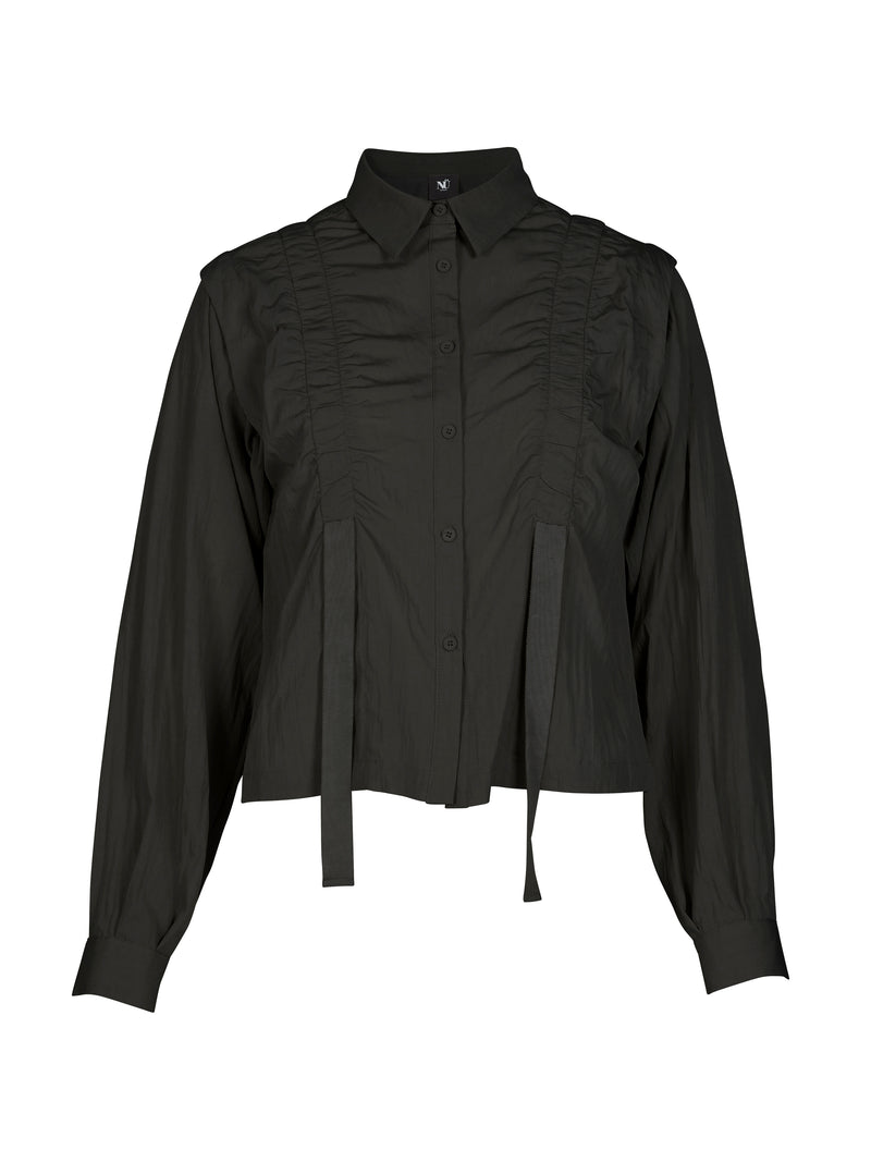 NÜ ADELIA shirt Overhemden Zwart