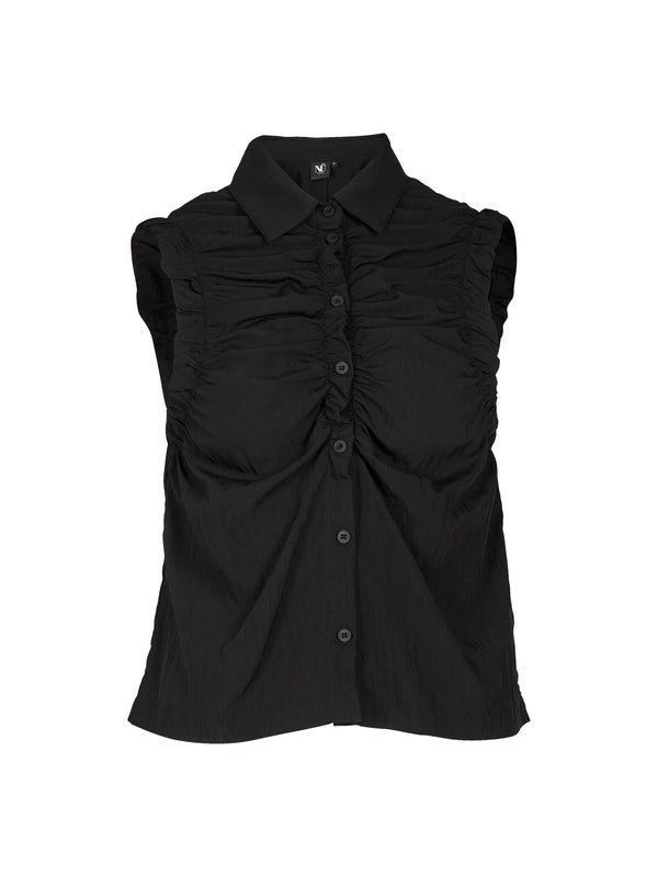 NÜ ADELIA top Tops en t-shirts Zwart