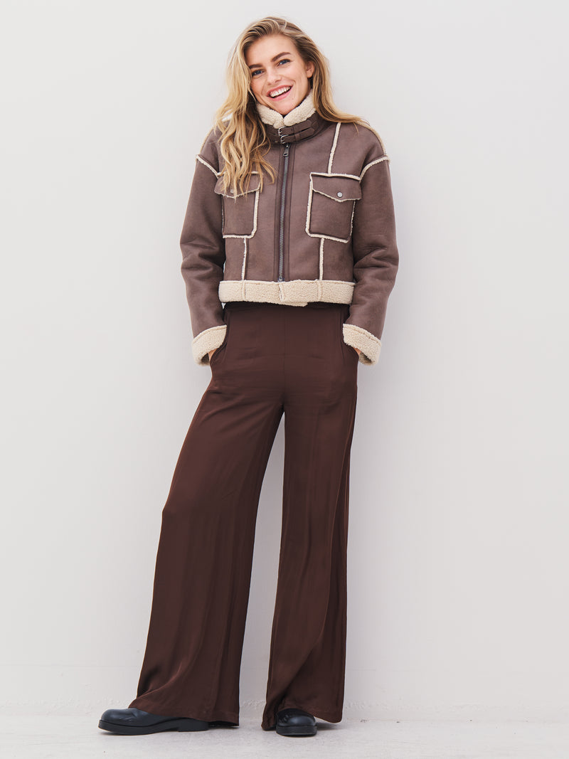 NÜ ADINA broek Broeken 235 Cappuccino