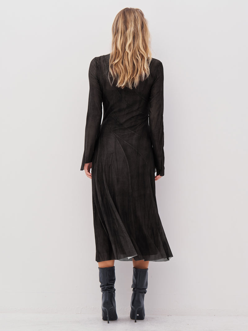 NÜ AGNA jurk Jurken 000 Solid black