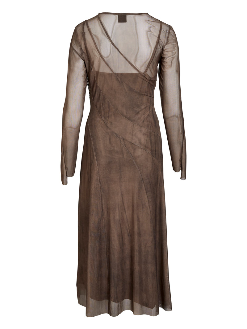 NÜ AGNA jurk Jurken 289 Brown Mix