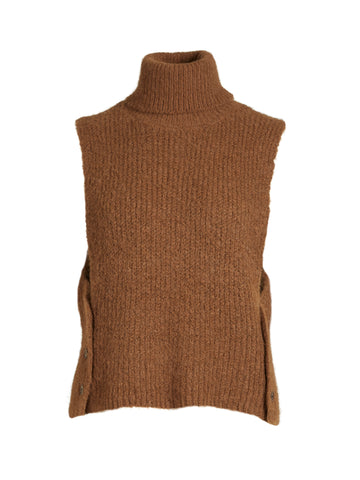 NÜ AGNES gebreid vest Vesten 220 Camel