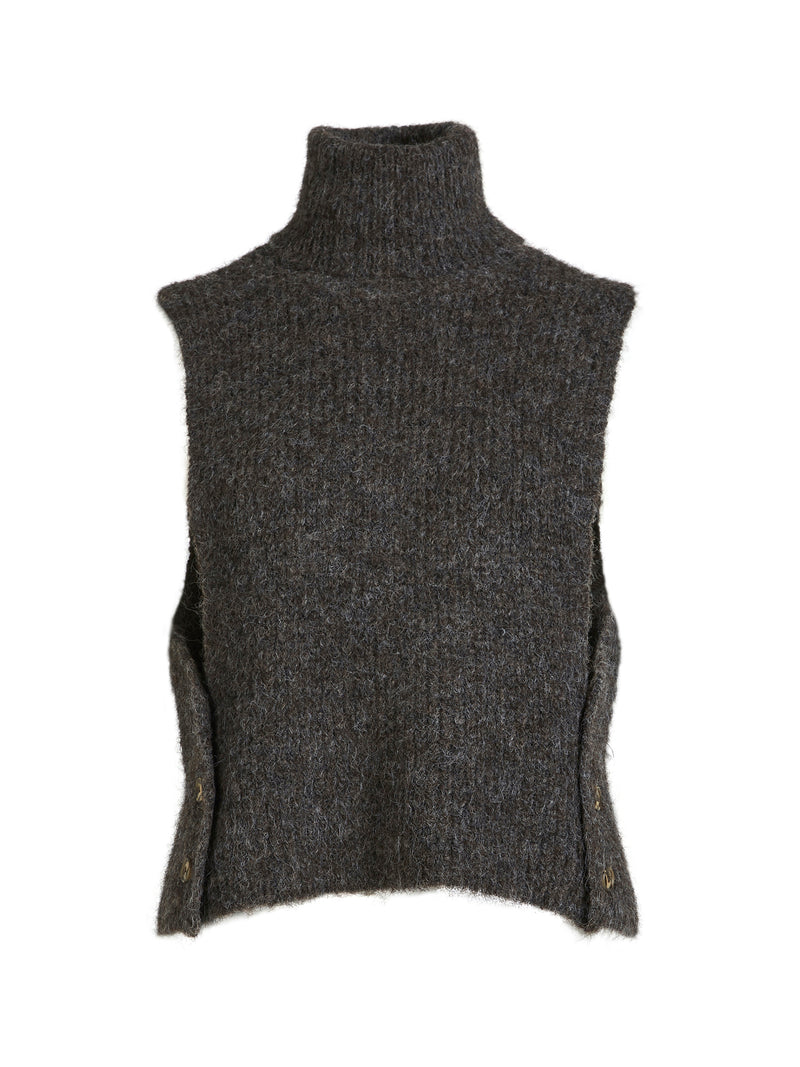 NÜ AGNES gebreid vest Vesten 289 Brown