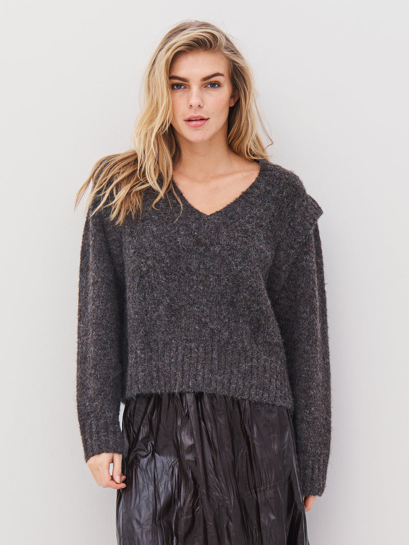 NÜ AGNES gebreide blouse Blouses 289 Brown