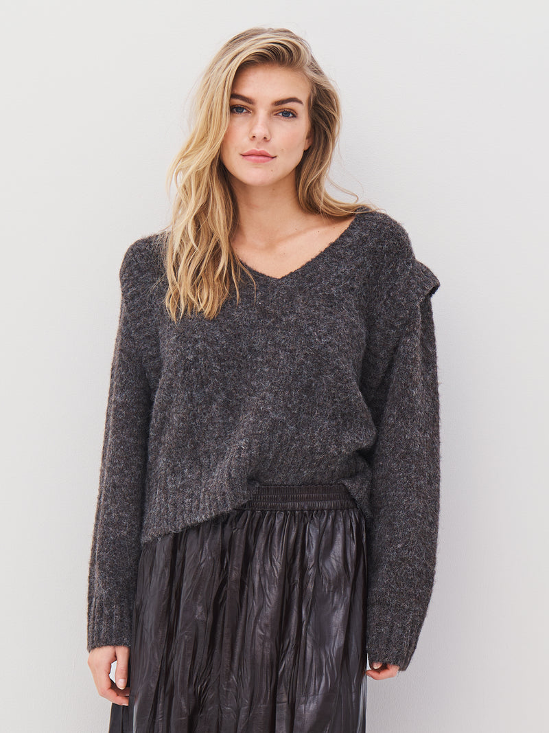 NÜ AGNES gebreide blouse Blouses 289 Brown