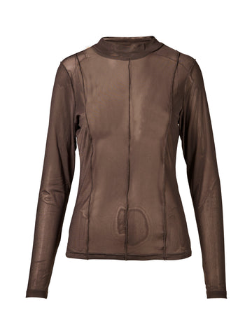 NÜ AGNETA blouse Tops en t-shirts 289 Brown Mix