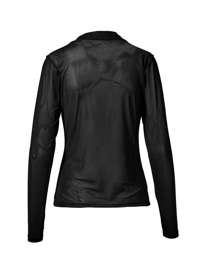 NÜ AGNETA blouse Tops en t-shirts Zwart