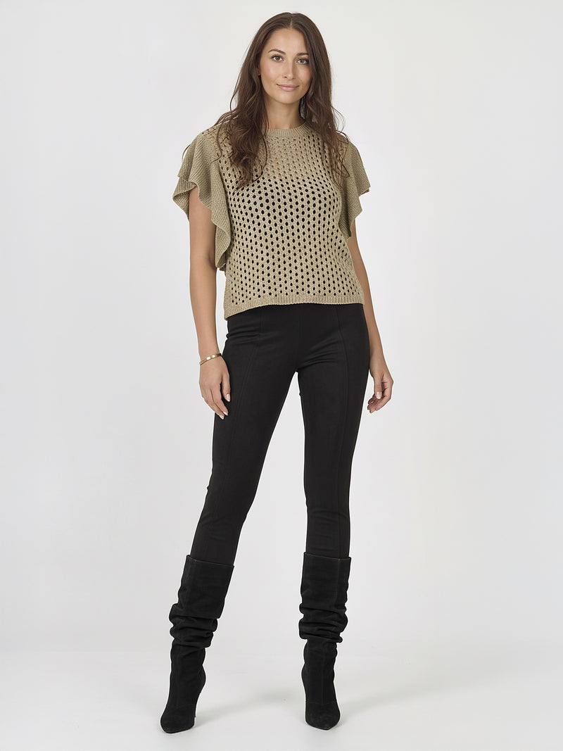 NÜ AIDA gebreide blouse Breigoed 393 Army