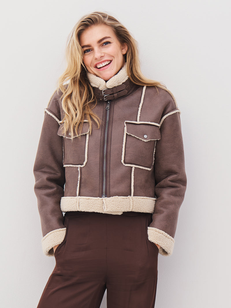 NÜ AIKO jas Jassen 235 Cappuccino mix
