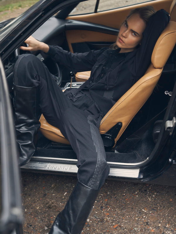 NÜ AJO shirt Blazers Zwart