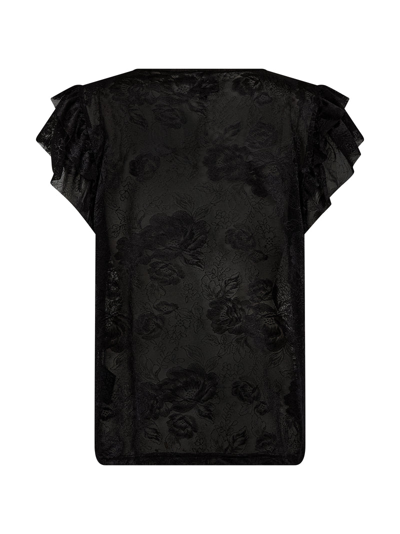 NÜ ALEC top Tops en t-shirts Zwart