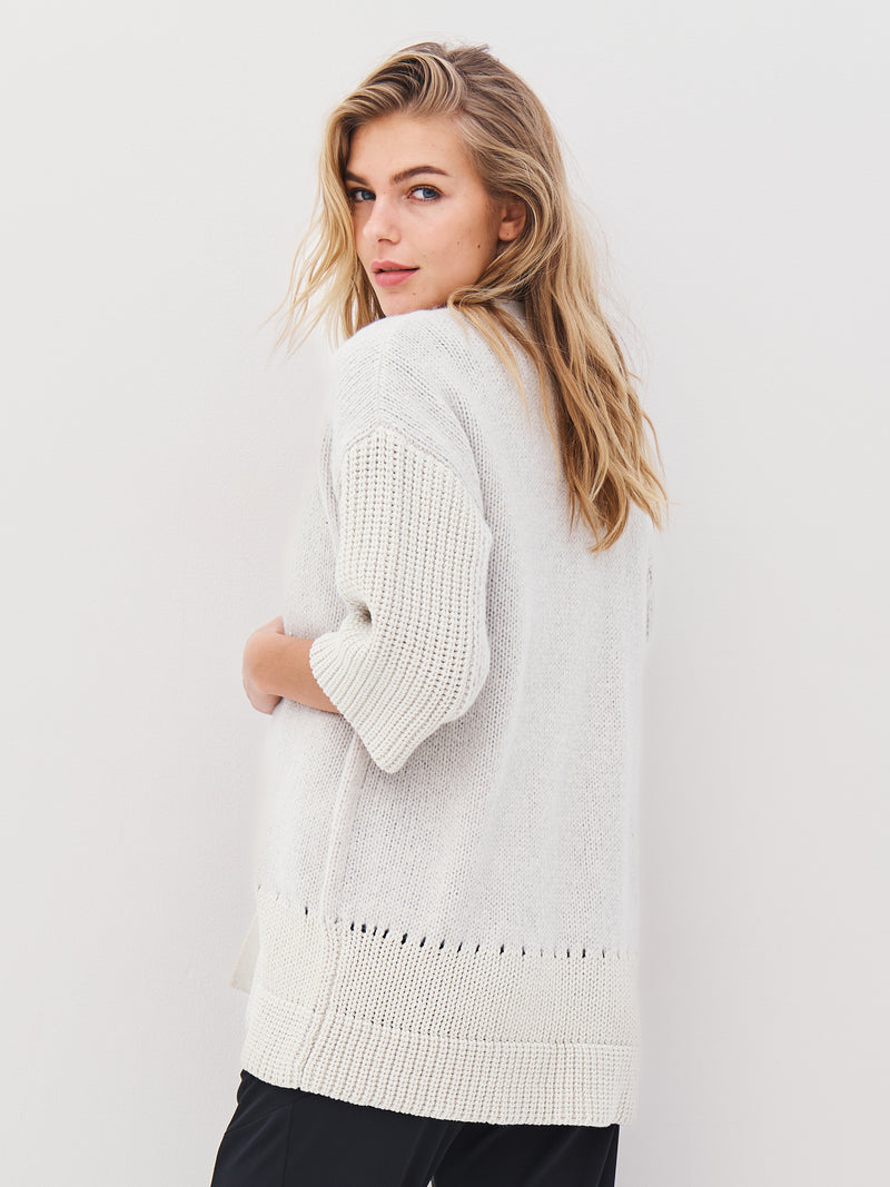 NÜ ALEXA Gebreid vest Vest 112 Bone