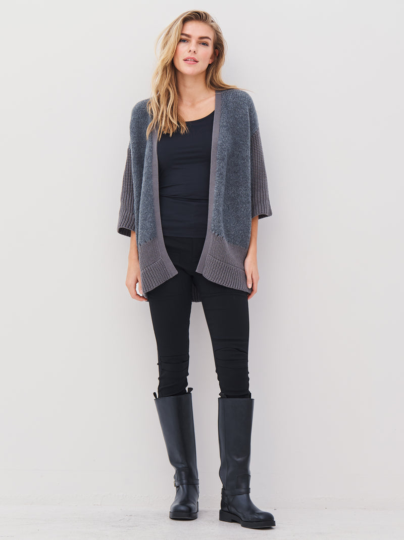 NÜ ALEXA Gebreid vest Vest 901 Grey