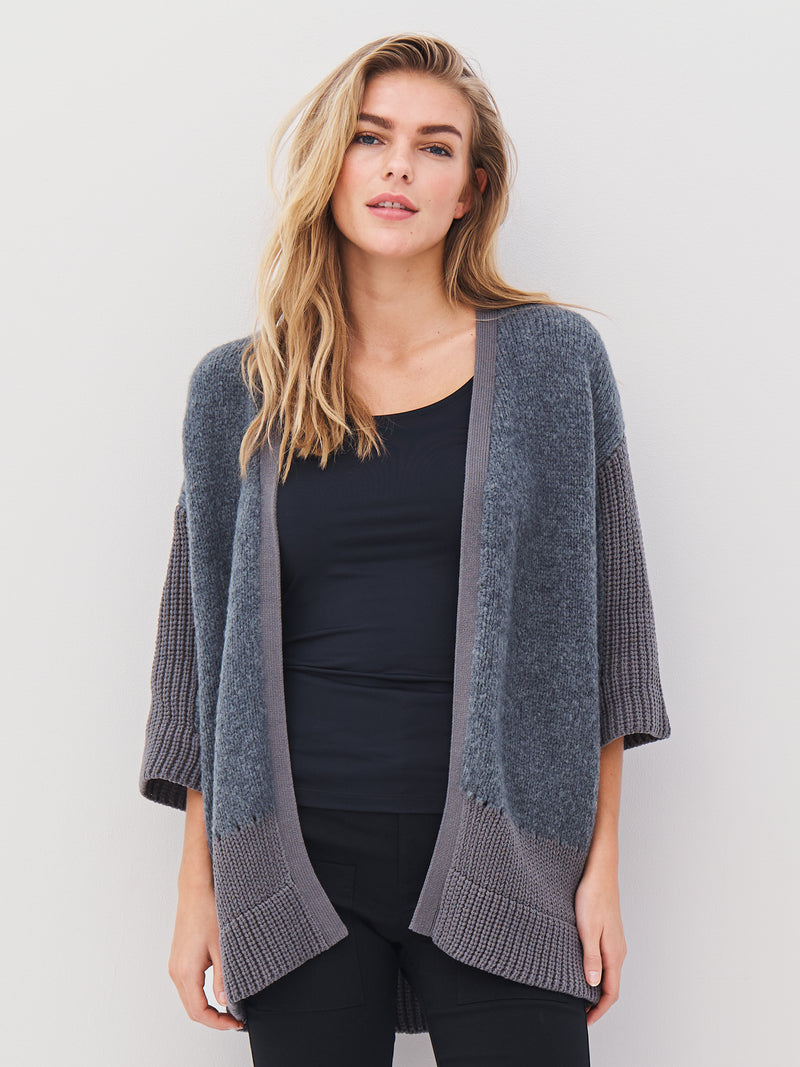 NÜ ALEXA Gebreid vest Vest 901 Grey