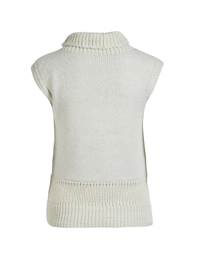 NÜ ALEXA gebreide top Tops en t-shirts 112 Bone