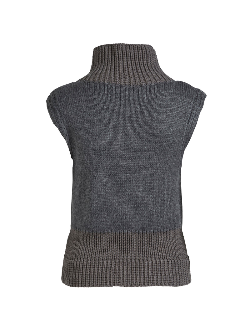 NÜ ALEXA gebreide top Tops en t-shirts 901 Grey