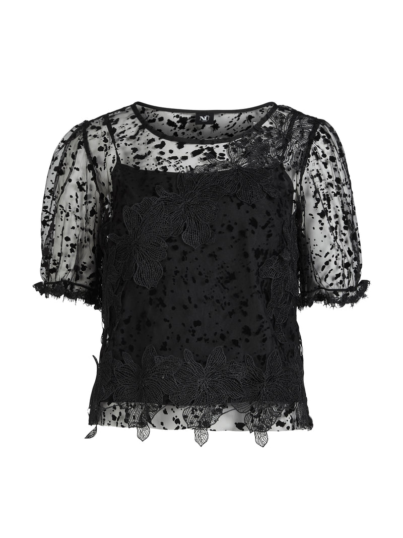 NÜ ALFI top Tops en t-shirts Zwart