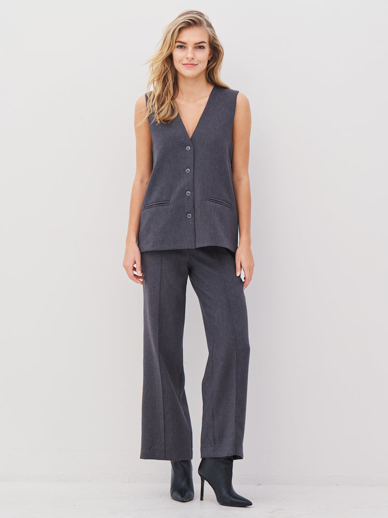 NÜ ALINA broek Broeken 901 Grey