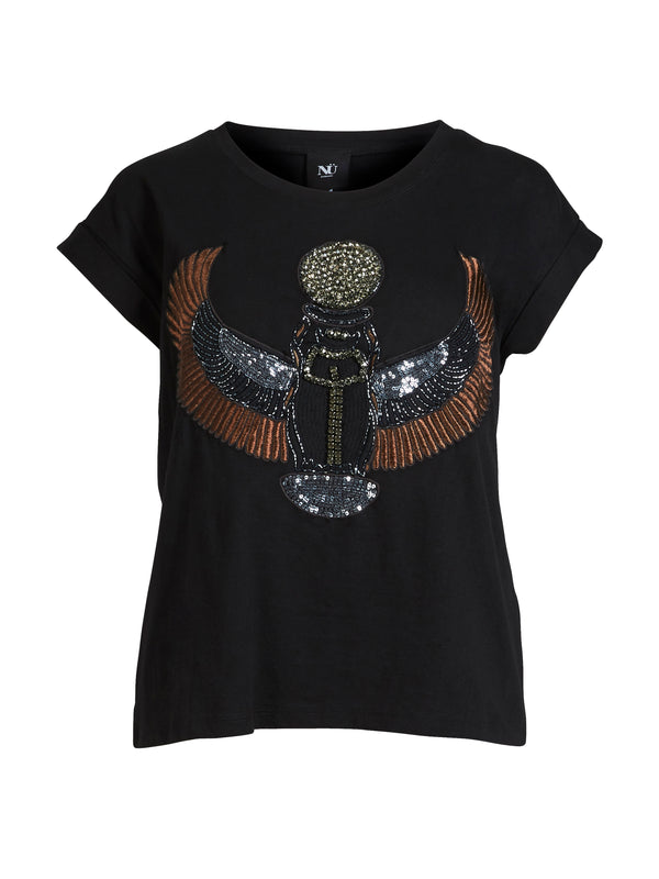 NÜ ALISE T-shirt Tops en t-shirts 289 Brown Mix