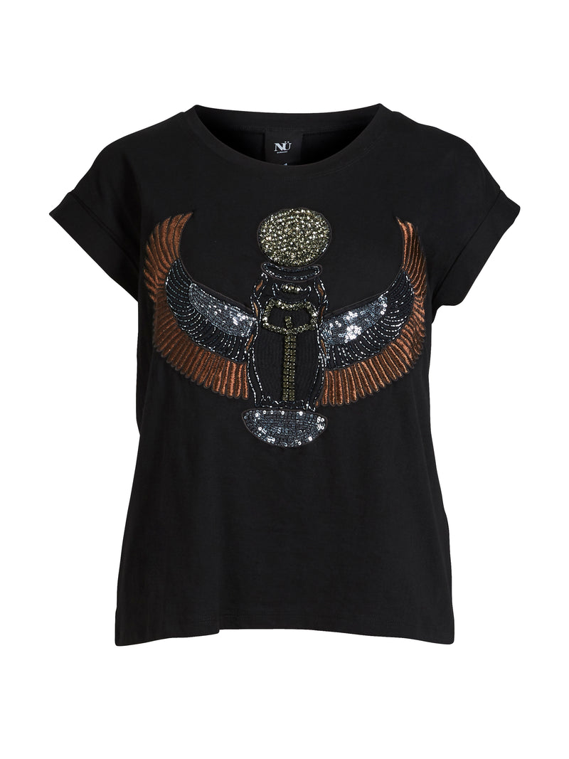 NÜ ALISE T-shirt Tops en t-shirts 289 Brown Mix
