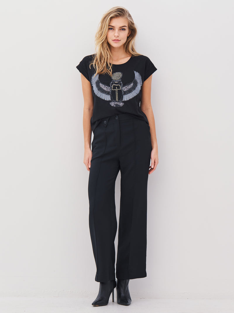 NÜ ALISE T-shirt Tops en t-shirts 901 Grey mix