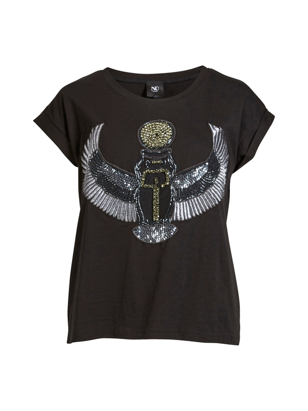 NÜ ALISE T-shirt Tops en t-shirts 901 Grey mix