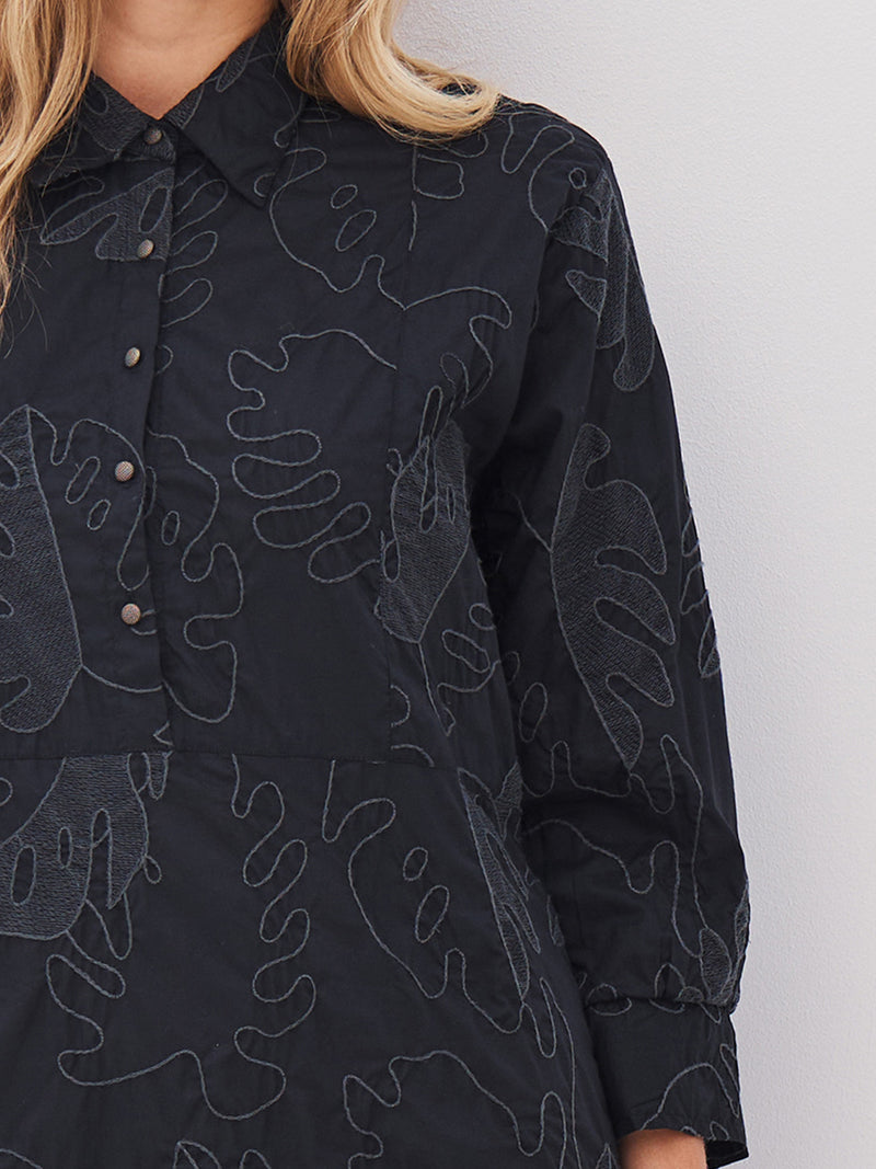 NÜ ALLIE shirt Overhemden Zwart mix