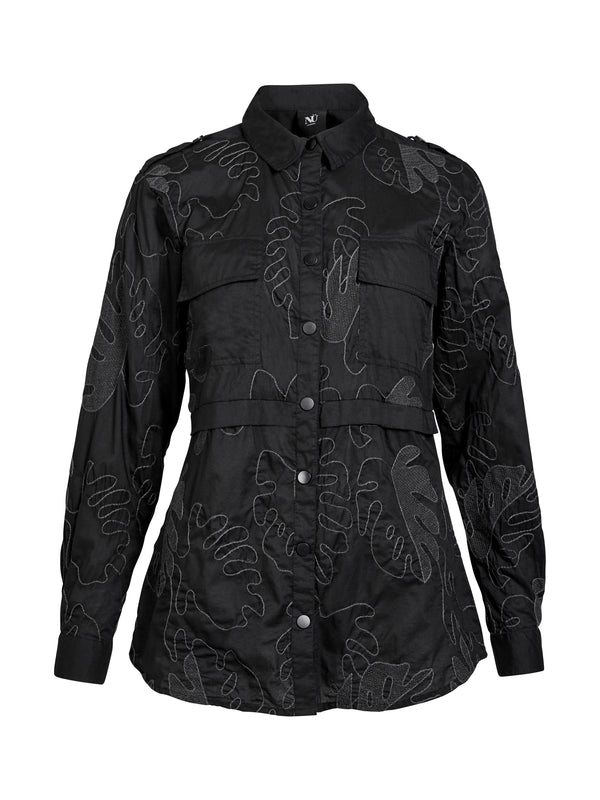 NÜ ALLIE shirt Overhemden Zwart mix