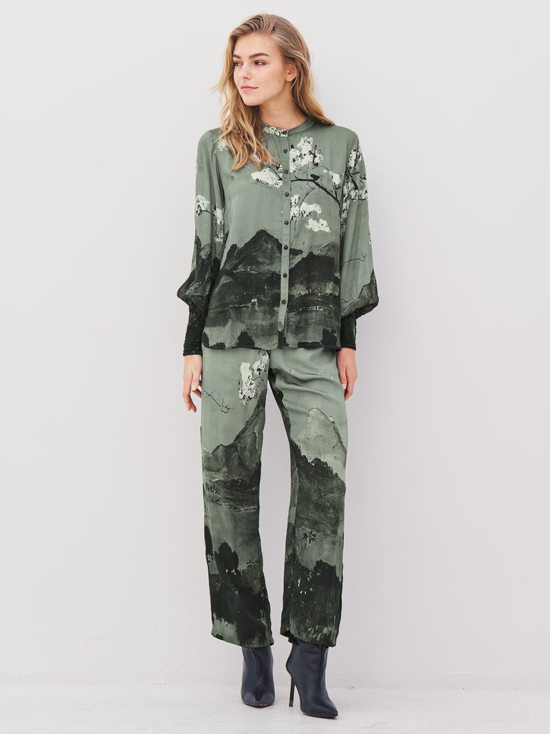 NÜ ALLI shirt Overhemden 393 Army Mix