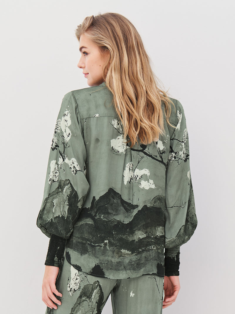 NÜ ALLI shirt Overhemden 393 Army Mix