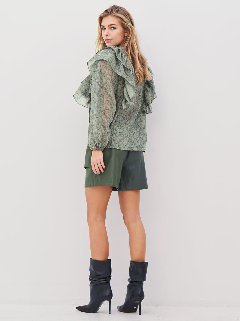 NÜ AMELI shirt Overhemden 393 Army Mix